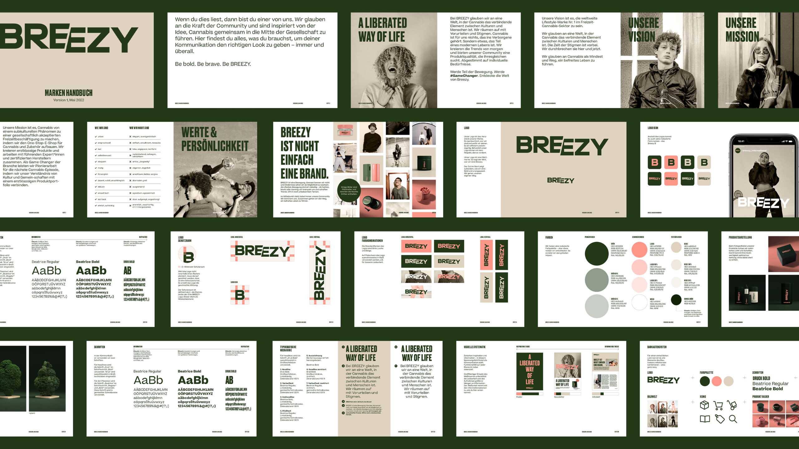 Pages from the Breezy Brandbook