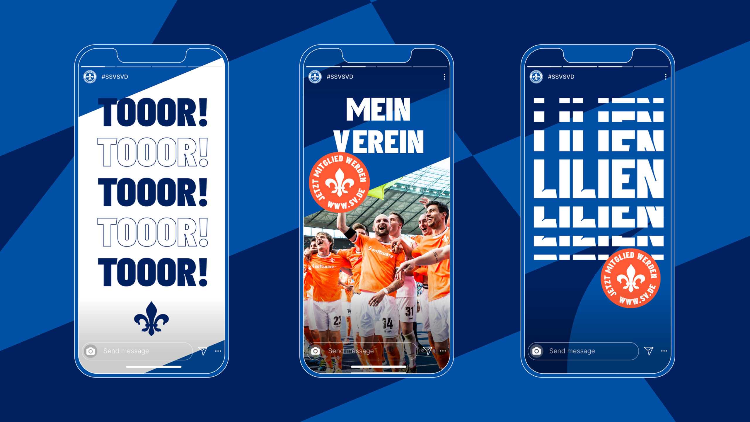 Phone Mockup with Instagram Stories for Lilien