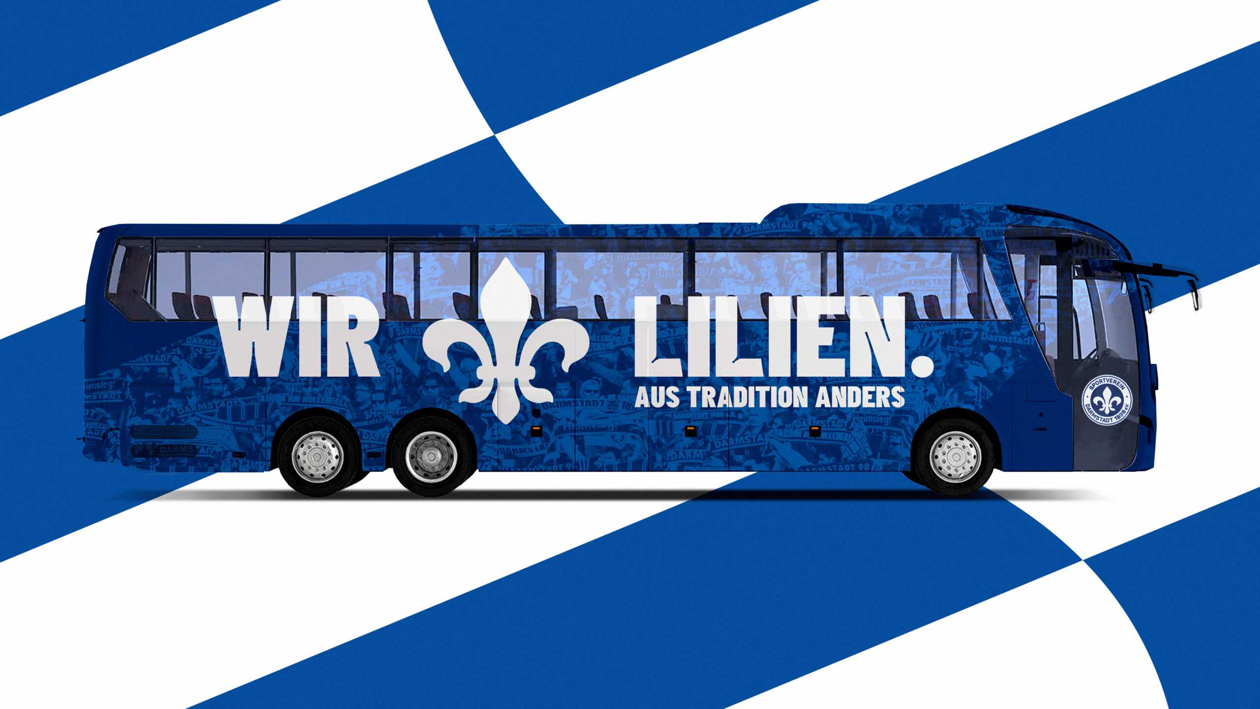 Bus with Lilien Claim and Symbol