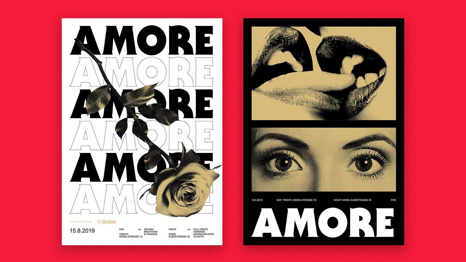 mockup of amore poster