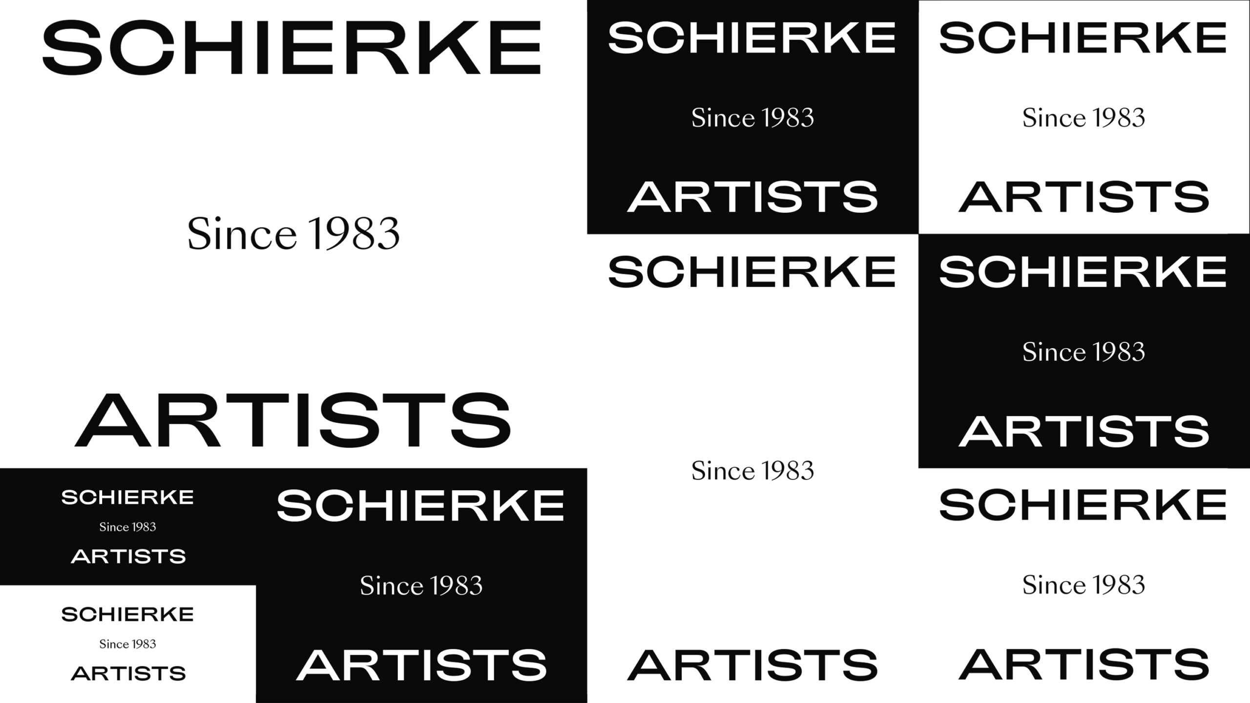Schierke Artists Logo in different formats