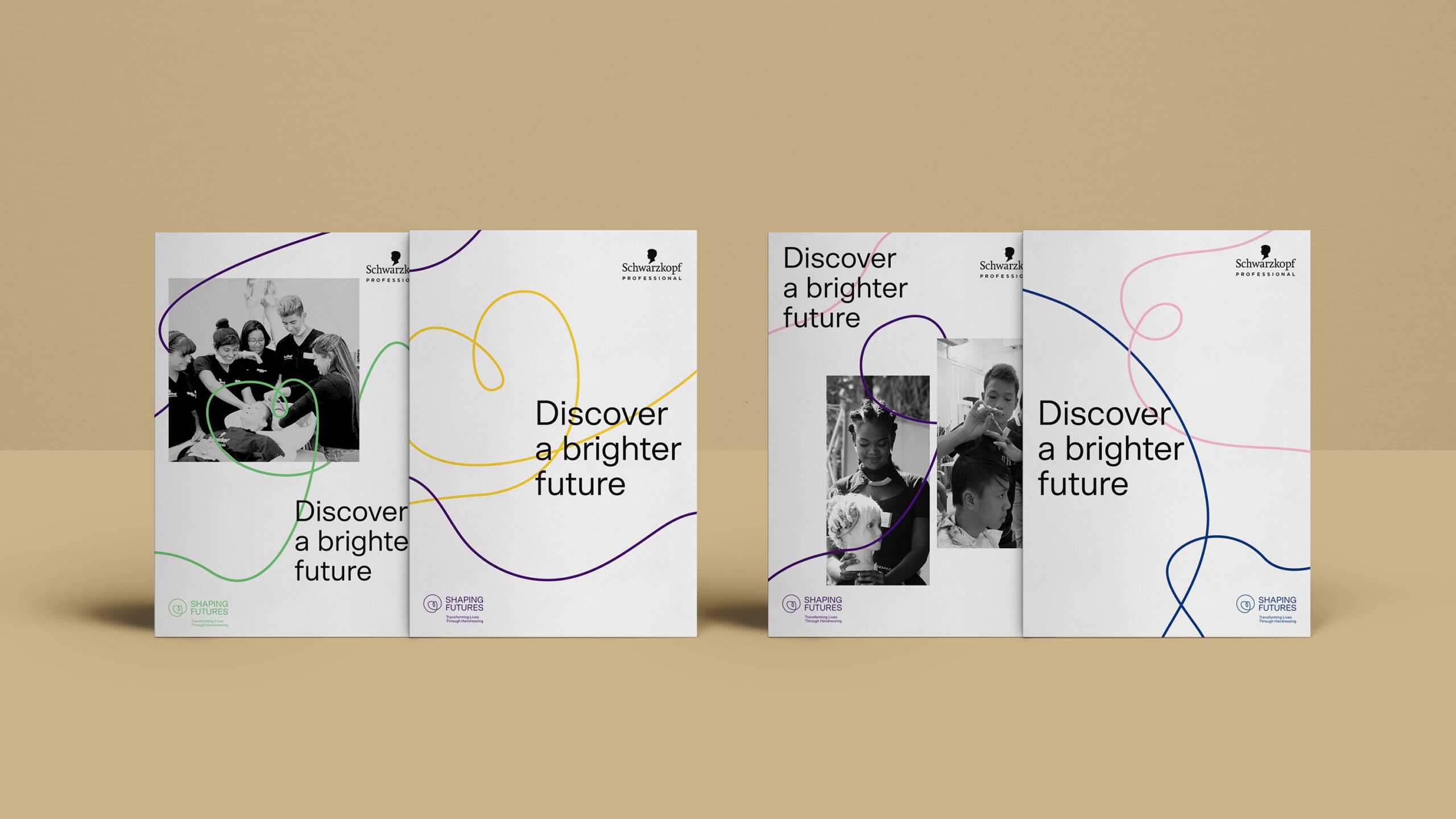 mockup of shaping futures flyers