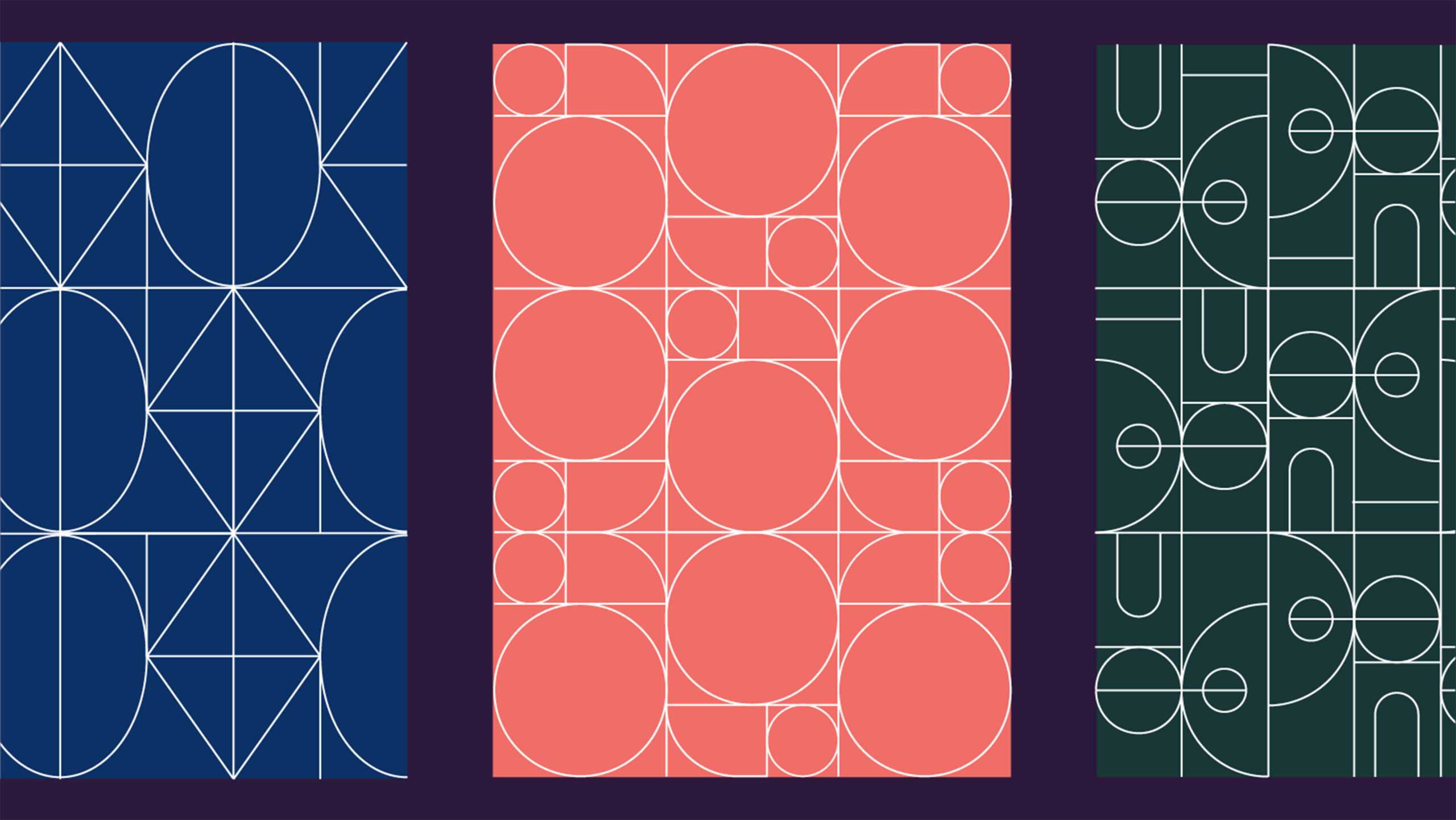 Examples of The Base grid based patterns