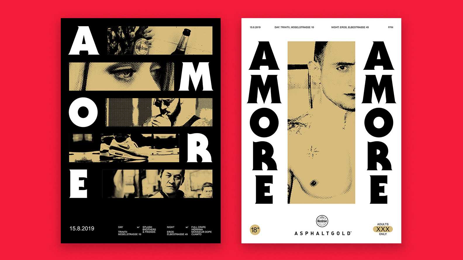 mockup of amore poster