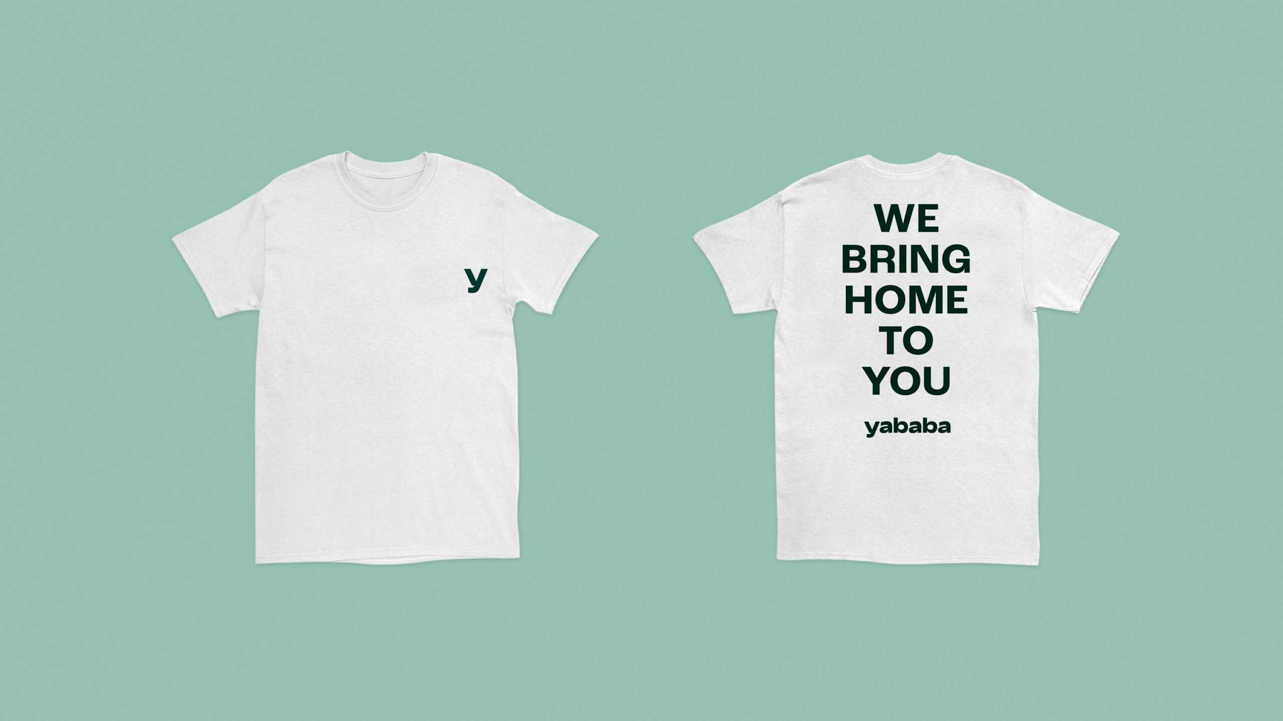 Mockup of Tshirt made for Yababa