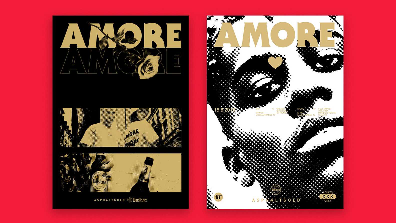 mockup of amore poster