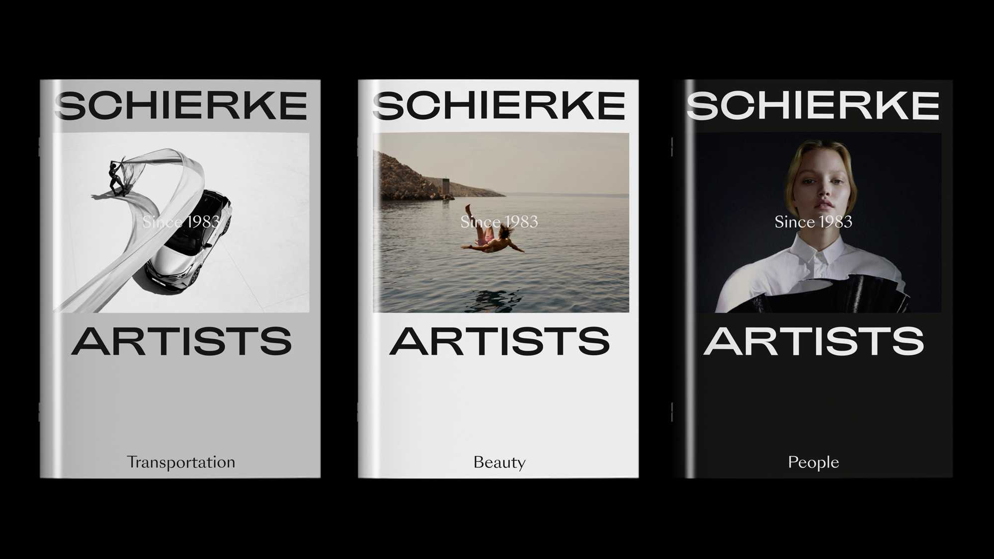 Covers of different Schierke Artists Booklets